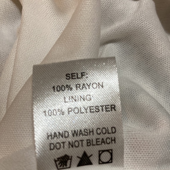 White Birch floral dress size small. Beautiful Easter dress. - Picture 8 of 9